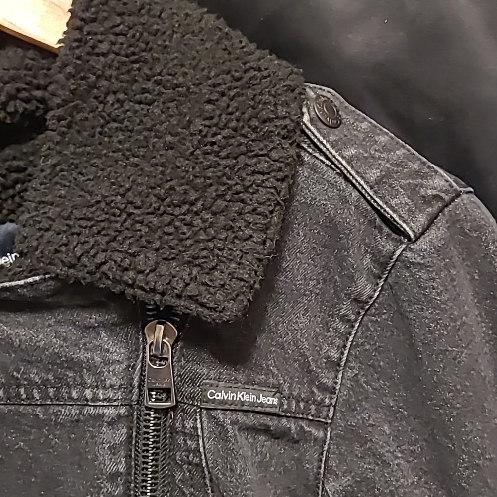 Calvin Klein Jeans Denim jacket size Large - Picture 2 of 6